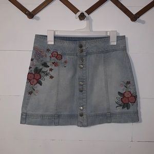 Denim skirt!